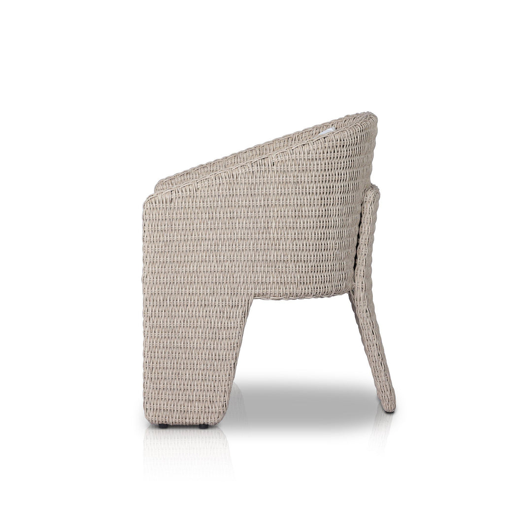 Silla de comedor para exteriores de tres patas Armant