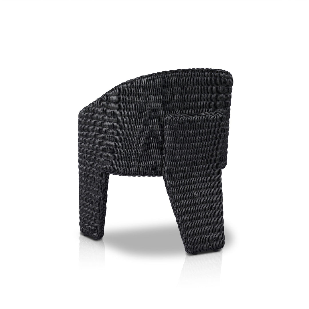 Silla de comedor para exteriores de tres patas Armant