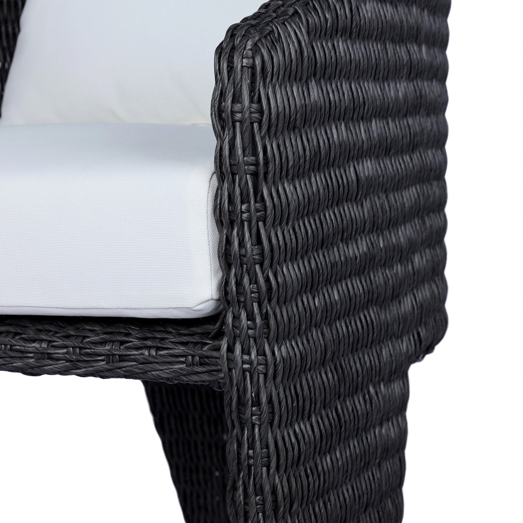 Silla de comedor para exteriores de tres patas Armant