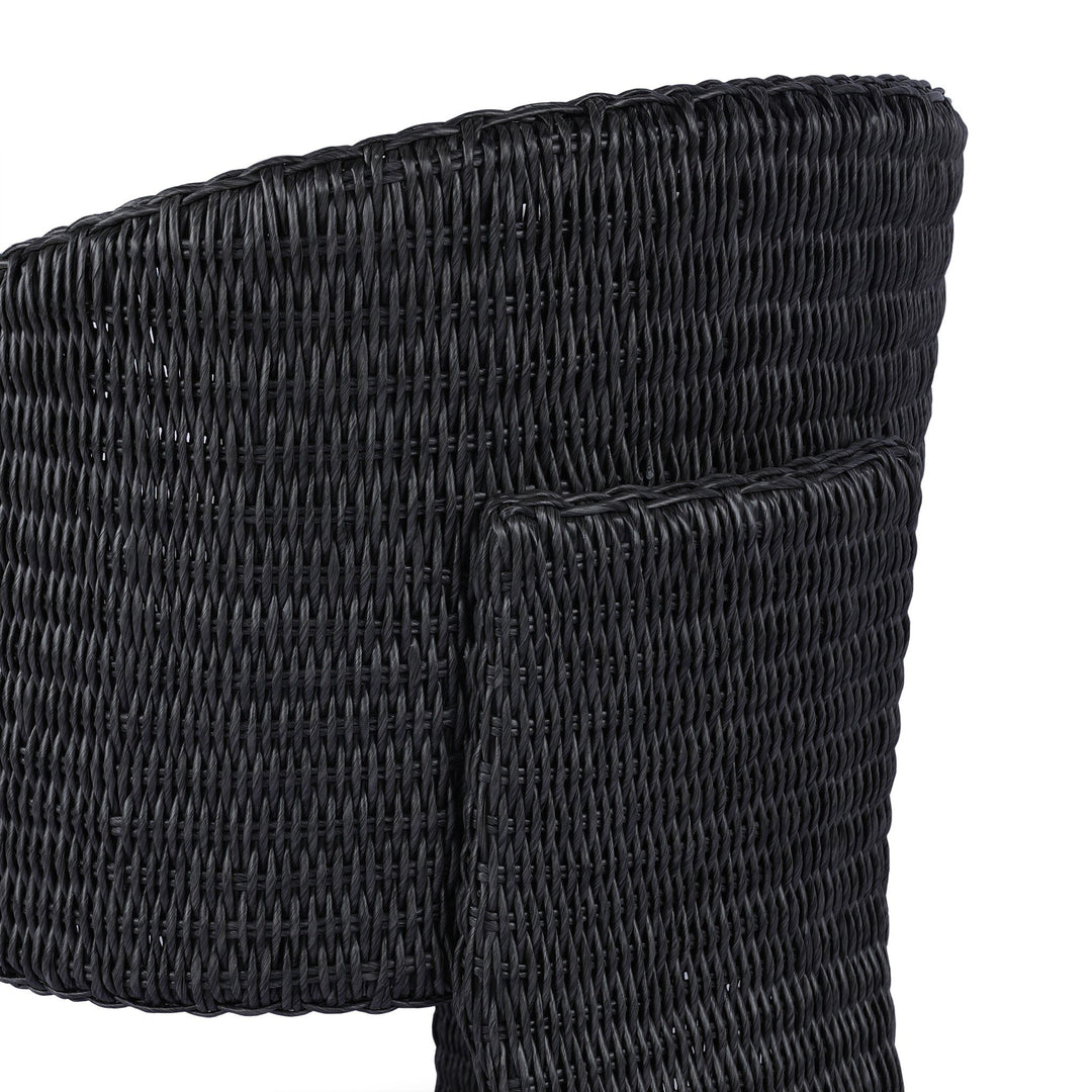 Silla de comedor para exteriores de tres patas Armant