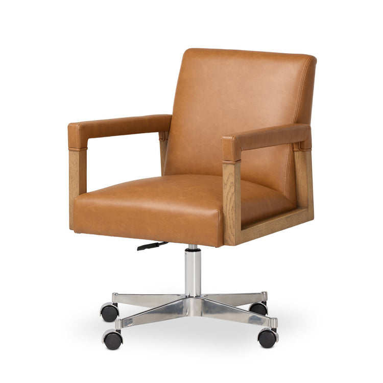 Silla de oficina Tais color bronce.