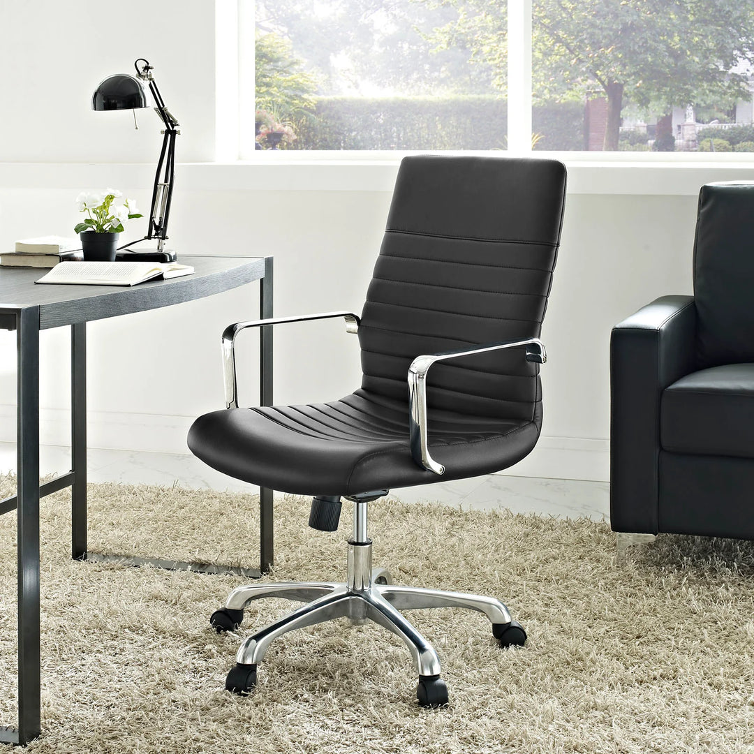 Silla de oficina con respaldo medio Micah