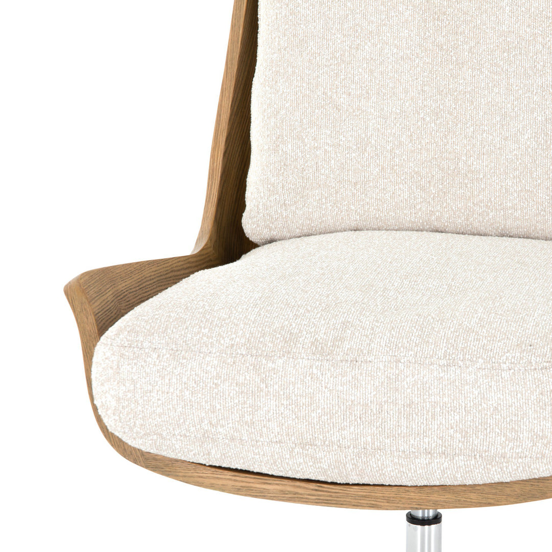 Silla de oficina de madera curvada de fresno Cuniberto