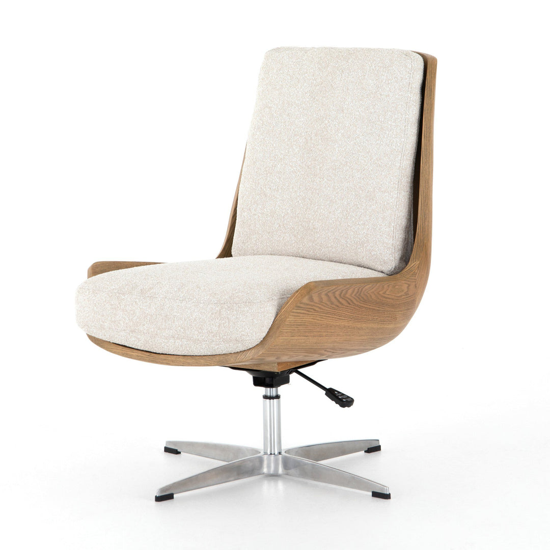 Silla de oficina de madera curvada de fresno Cuniberto