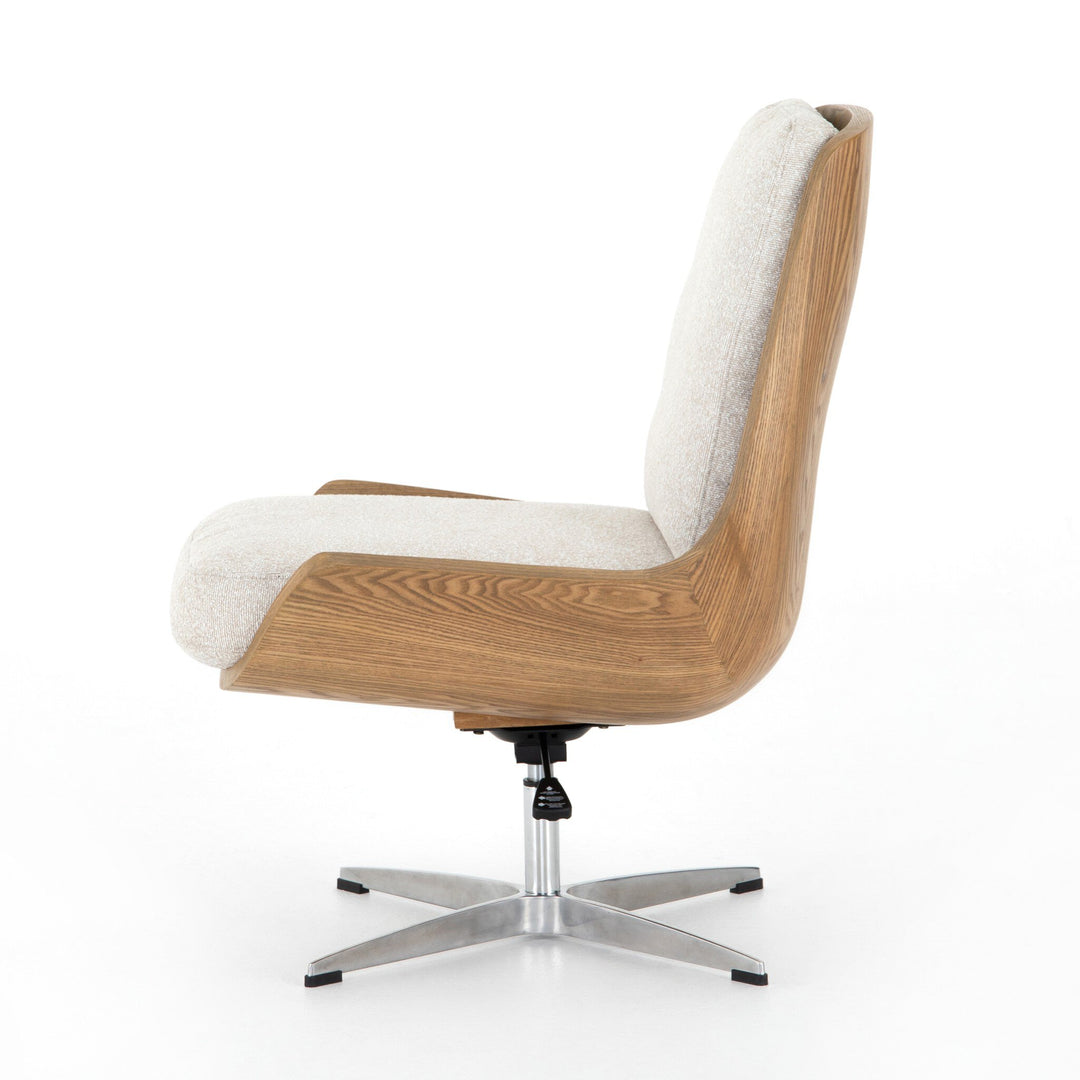 Silla de oficina de madera curvada de fresno Cuniberto