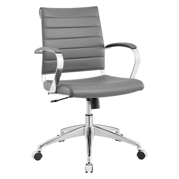 Silla de oficina de respaldo medio gris Zoa.