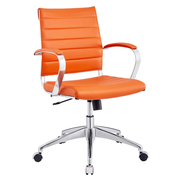 Silla de oficina de respaldo medio naranja Zoa.