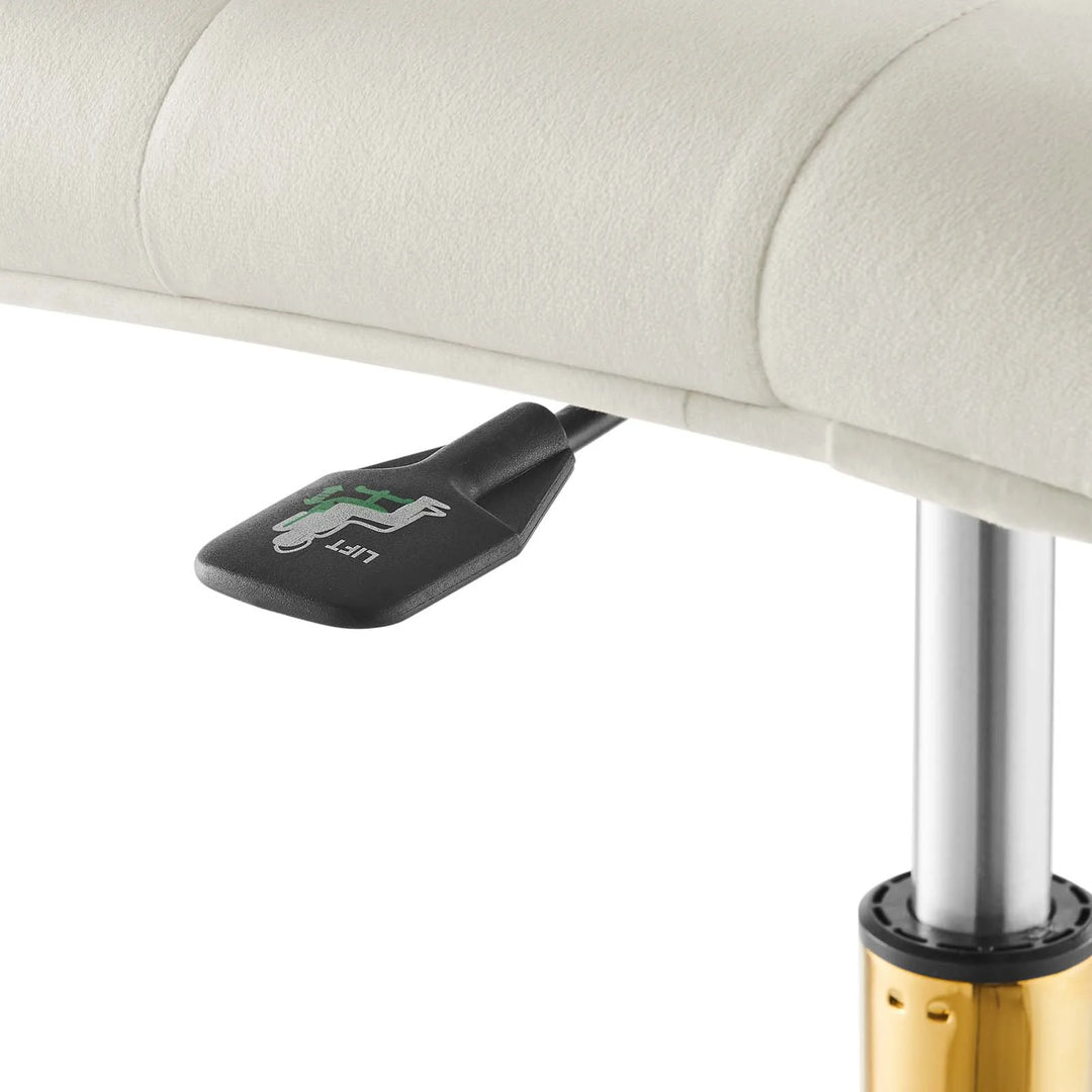 Silla de oficina de terciopelo Gilbert