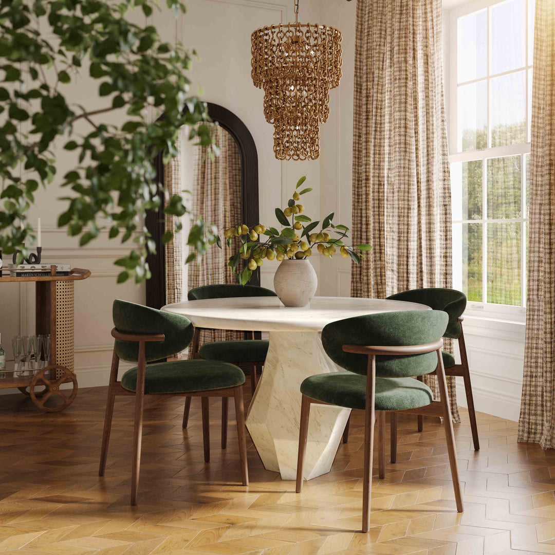 Silla de terciopelo Agathe