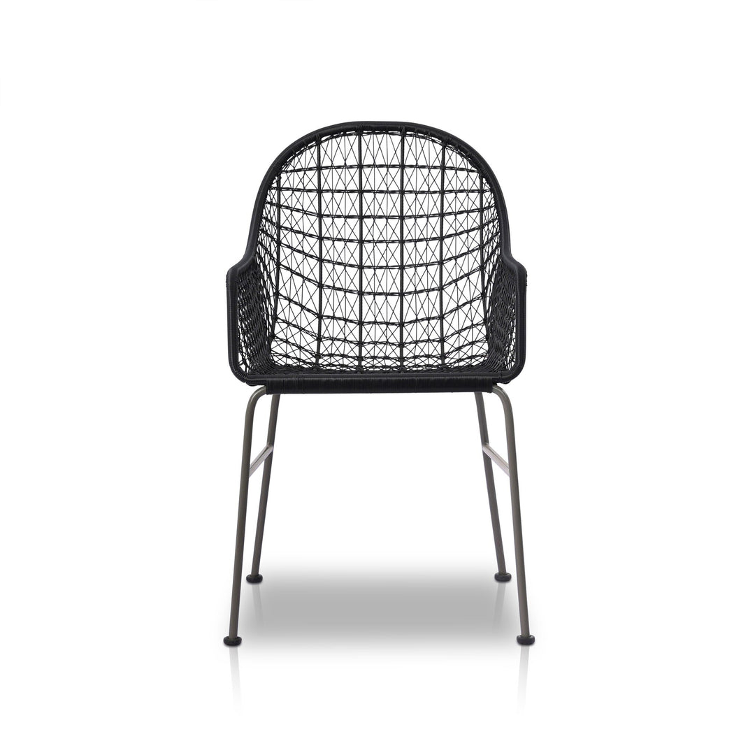 Silla tejida de comedor para exterior Yanis