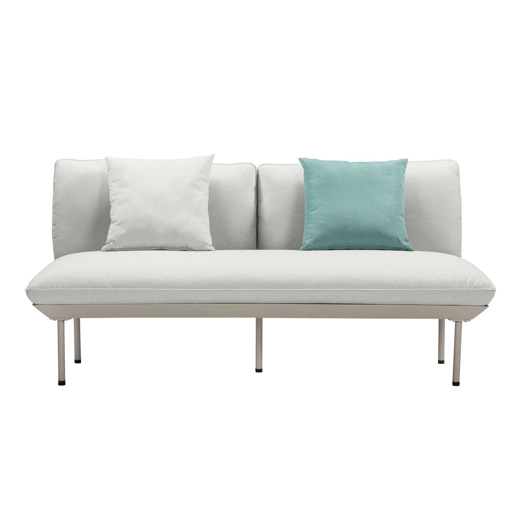 Mini Sillon Sillón exterior de aluminio Kirnon – Mobiliario NOTABLE