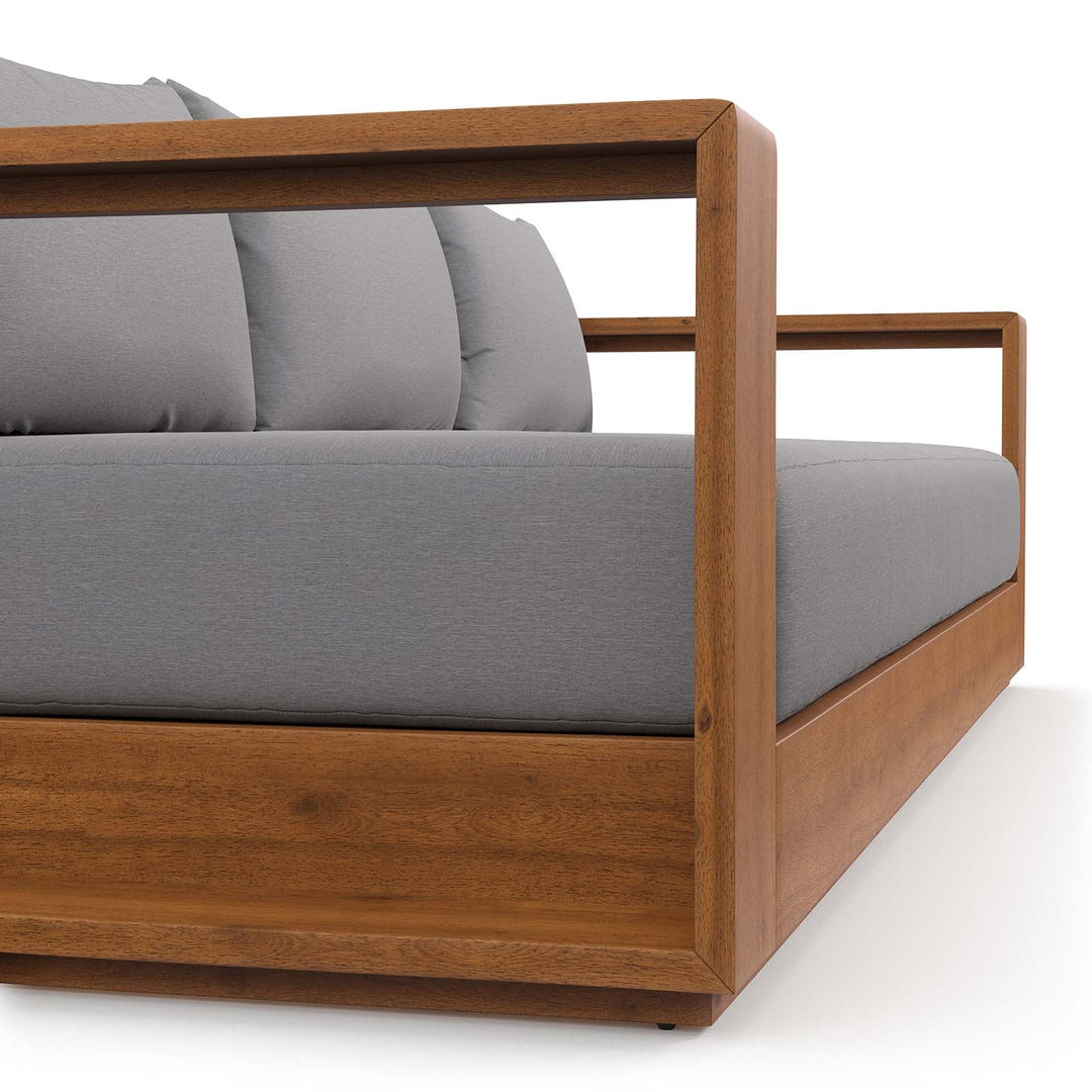 Sillón para exterior de madera de acacia Neuba
