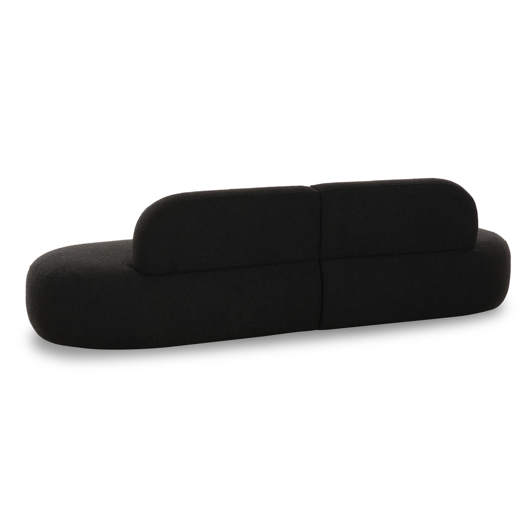 Sofá de boucle o lino Ilonnka