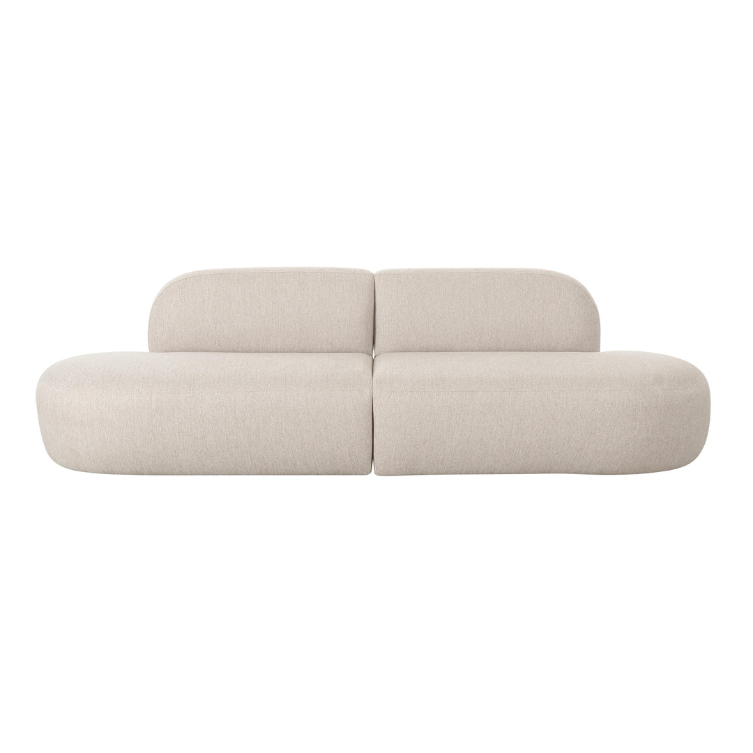 Sofá de boucle o lino Ilonnka