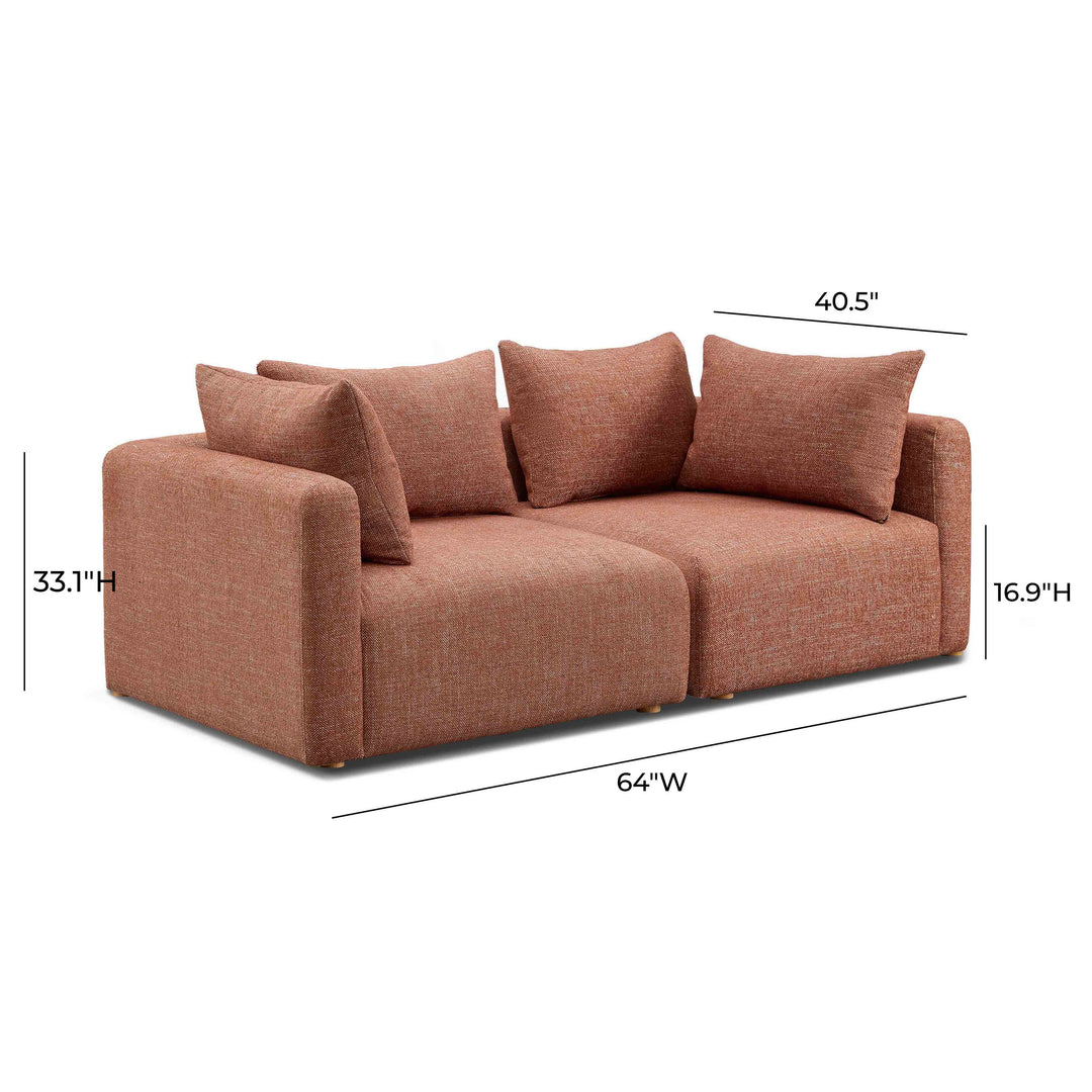 Sofá modular Loveseat Emory