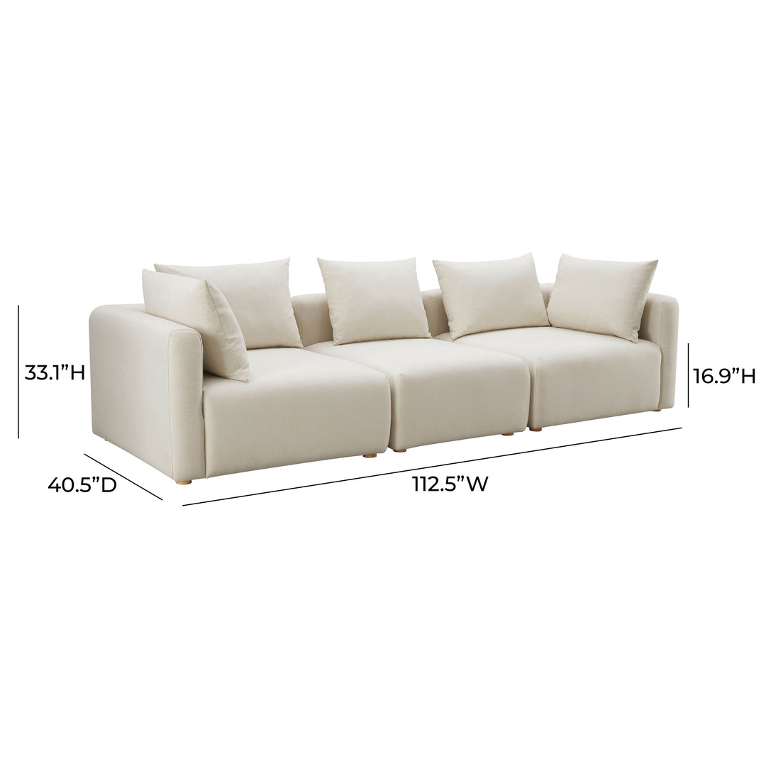 Sofá modular de 3 piezas Emory