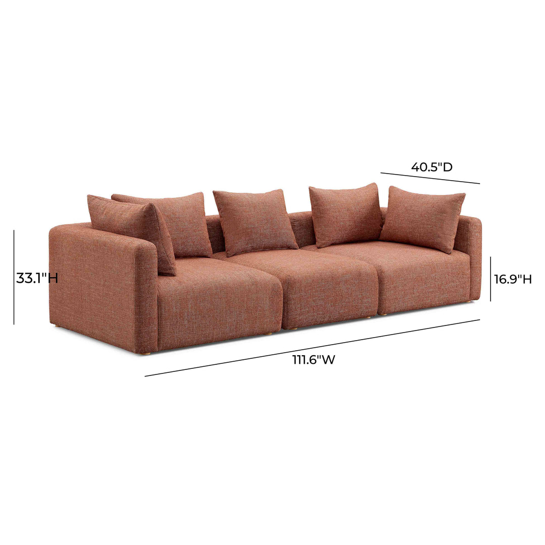Sofá modular de 3 piezas Emory