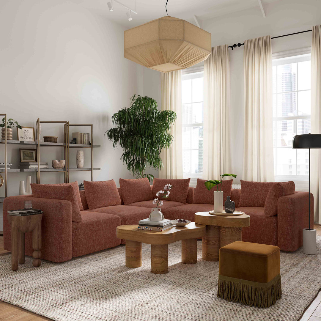 Sofá seccional modular de 5 piezas Emory