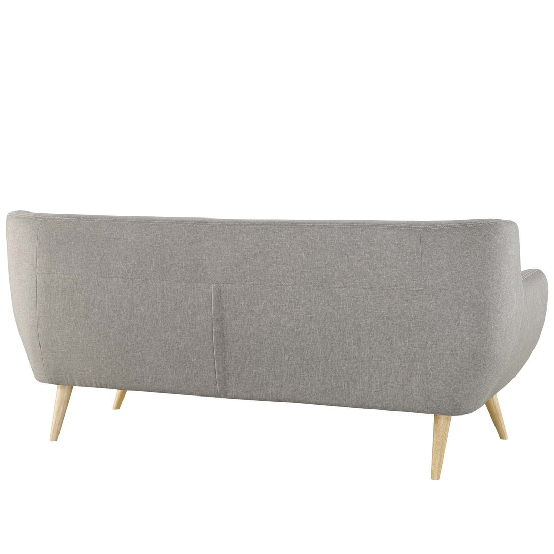 Sofá tapizado de tela en azul, Beige o gris claro Silo