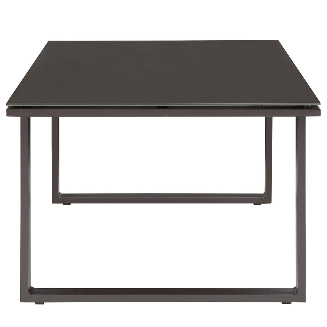 Mesa para exterior rectangular de aluminio Aleth.