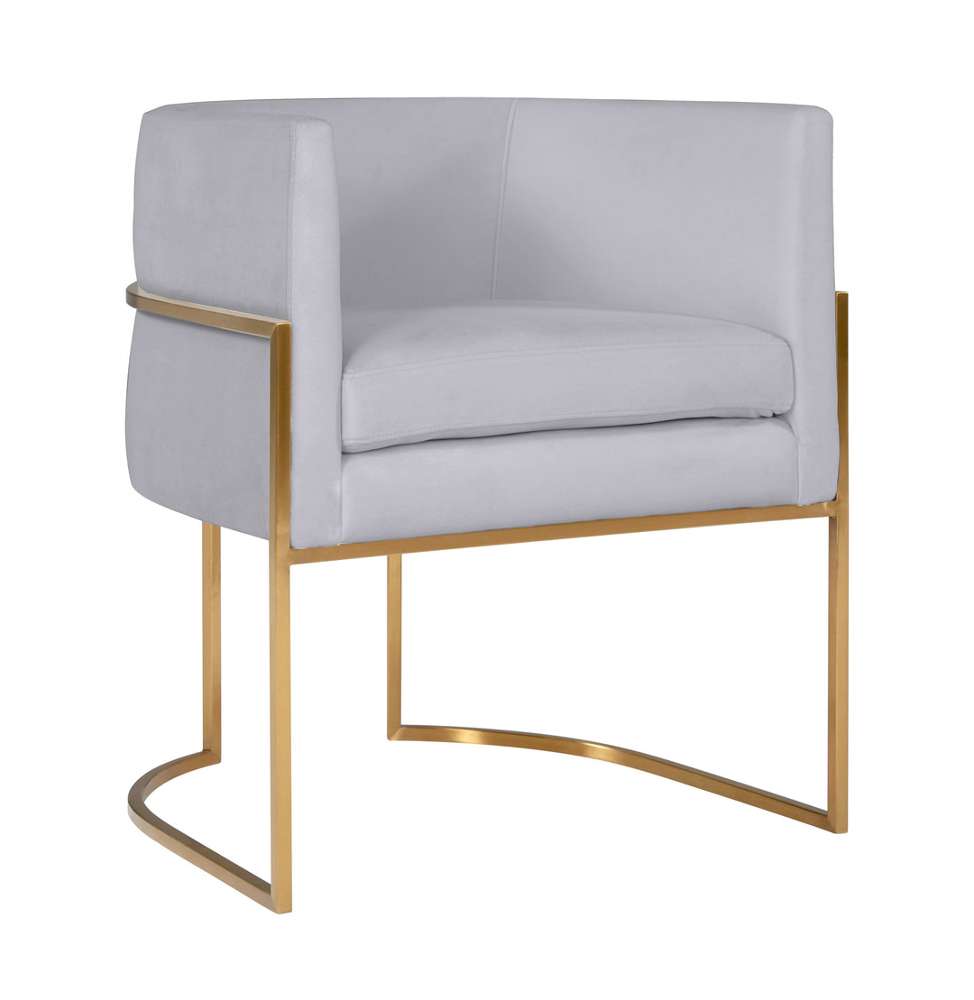 Silla de comedor de terciopelo Tajura