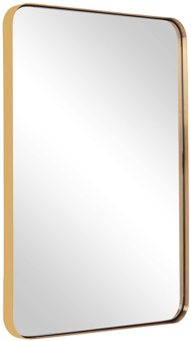 Espejo de pared para baño de acero inoxidable Odyssee