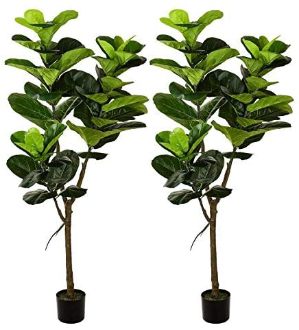 Higuera artificial de 5 pies, árbol falso con maceta resistente a UV Louri NOTABLE Mobiliario