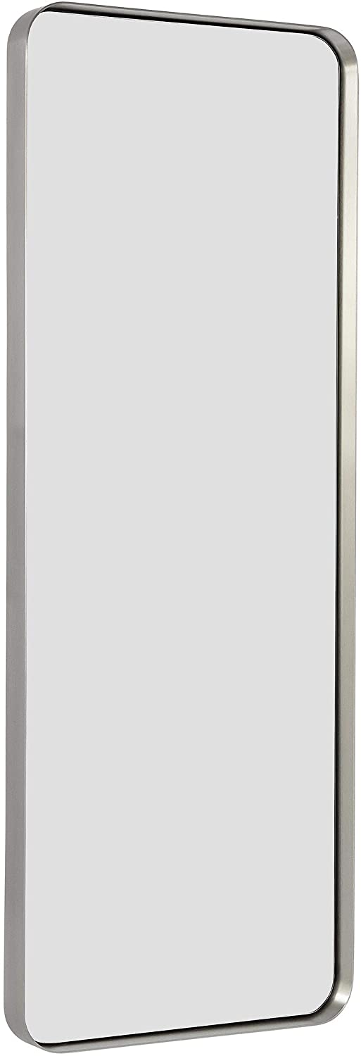 Espejo de pared contemporáneo de 18" x 48" Istvan