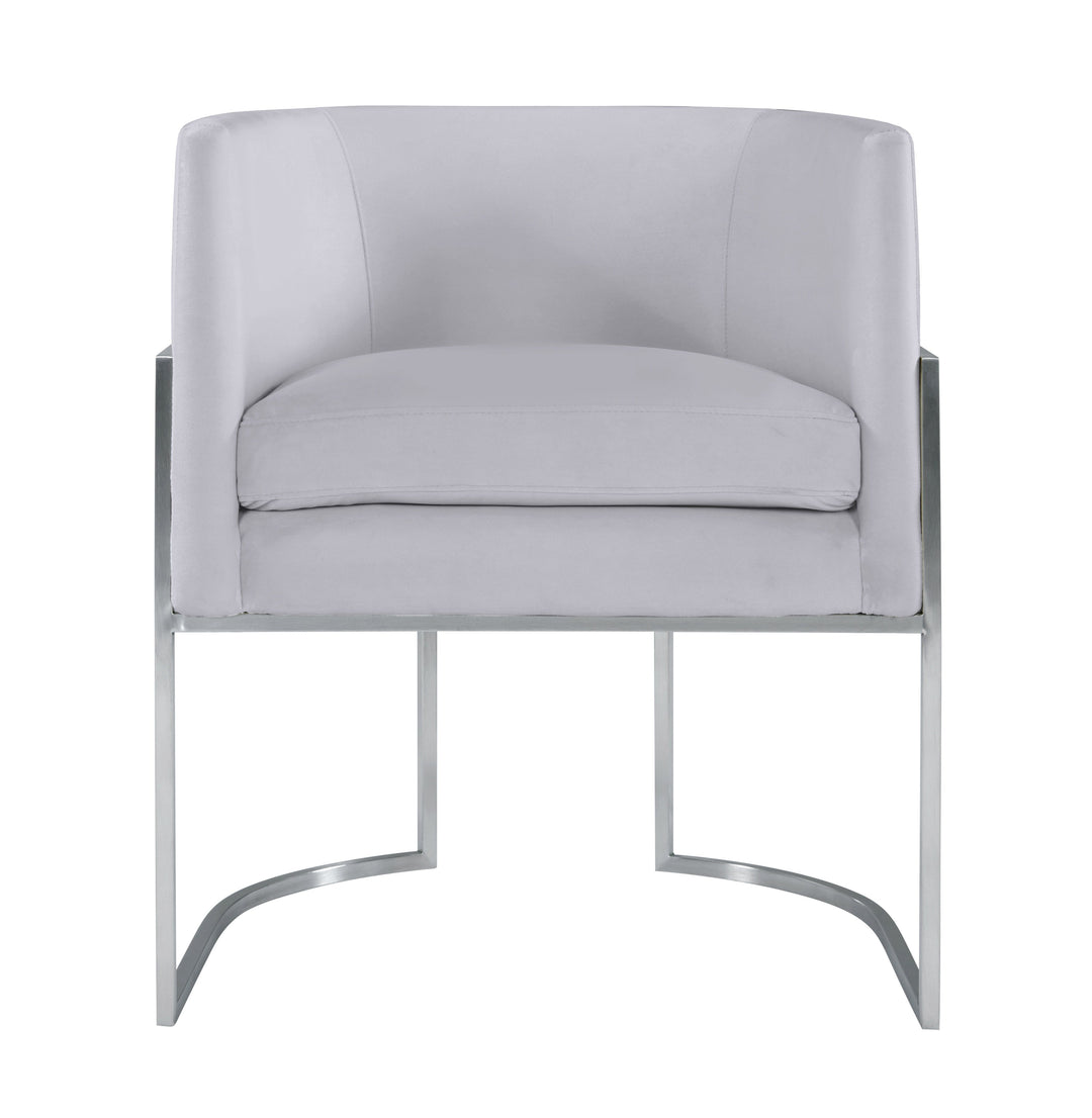 Silla de comedor de terciopelo Tajura