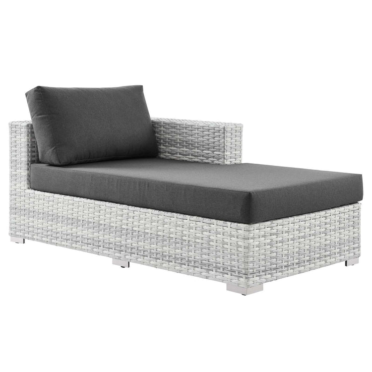 Chaise para exterior Nahele - brazo derecho.