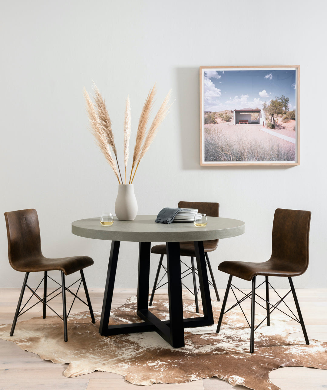 Comedor redondo para exterior 48" Dries