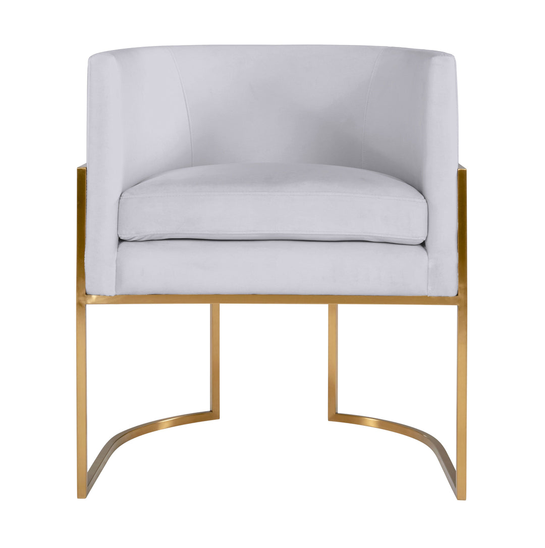 Silla de comedor de terciopelo Tajura
