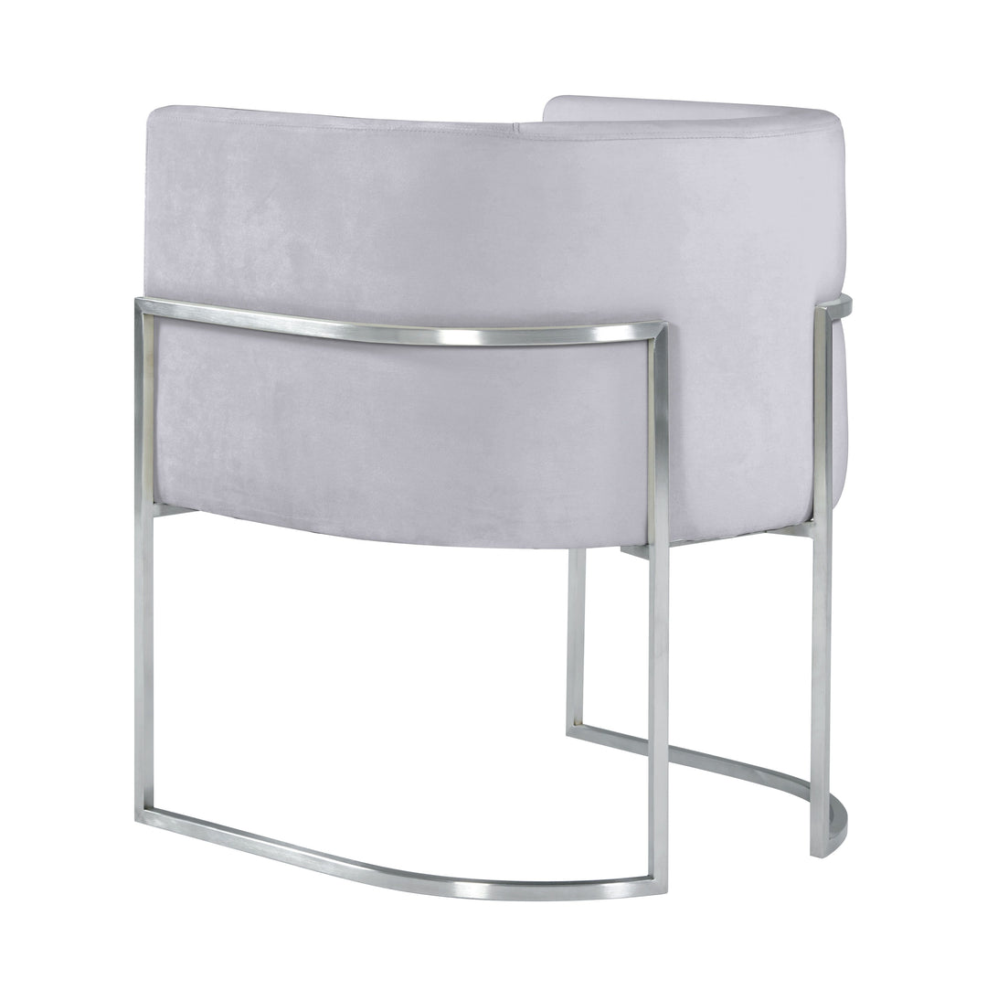 Silla de comedor de terciopelo Tajura