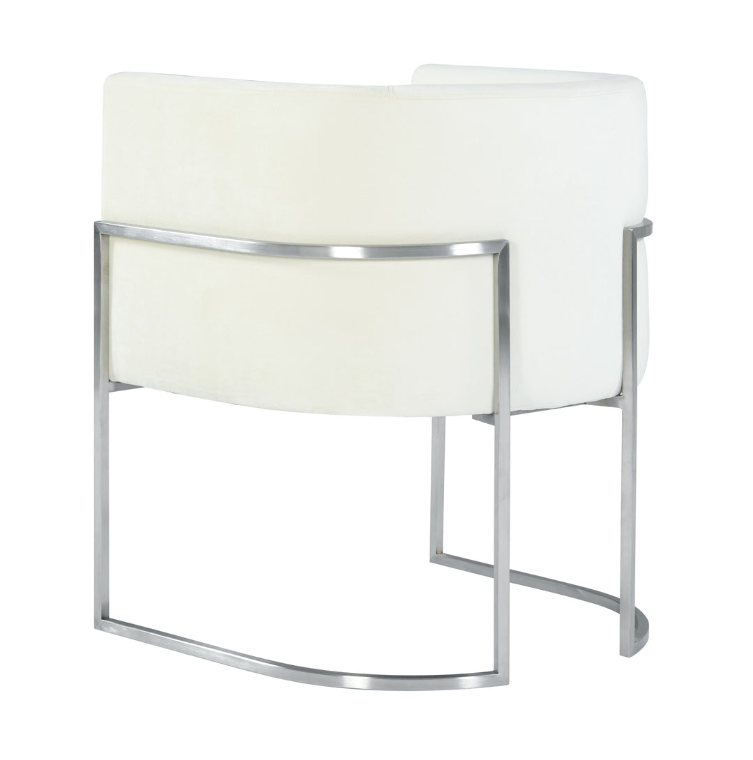 Silla de comedor de terciopelo Tajura