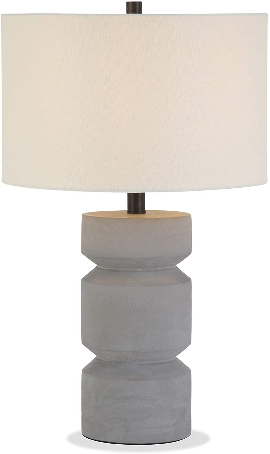 Lámpara de mesa de noche pantalla de lino Alexan