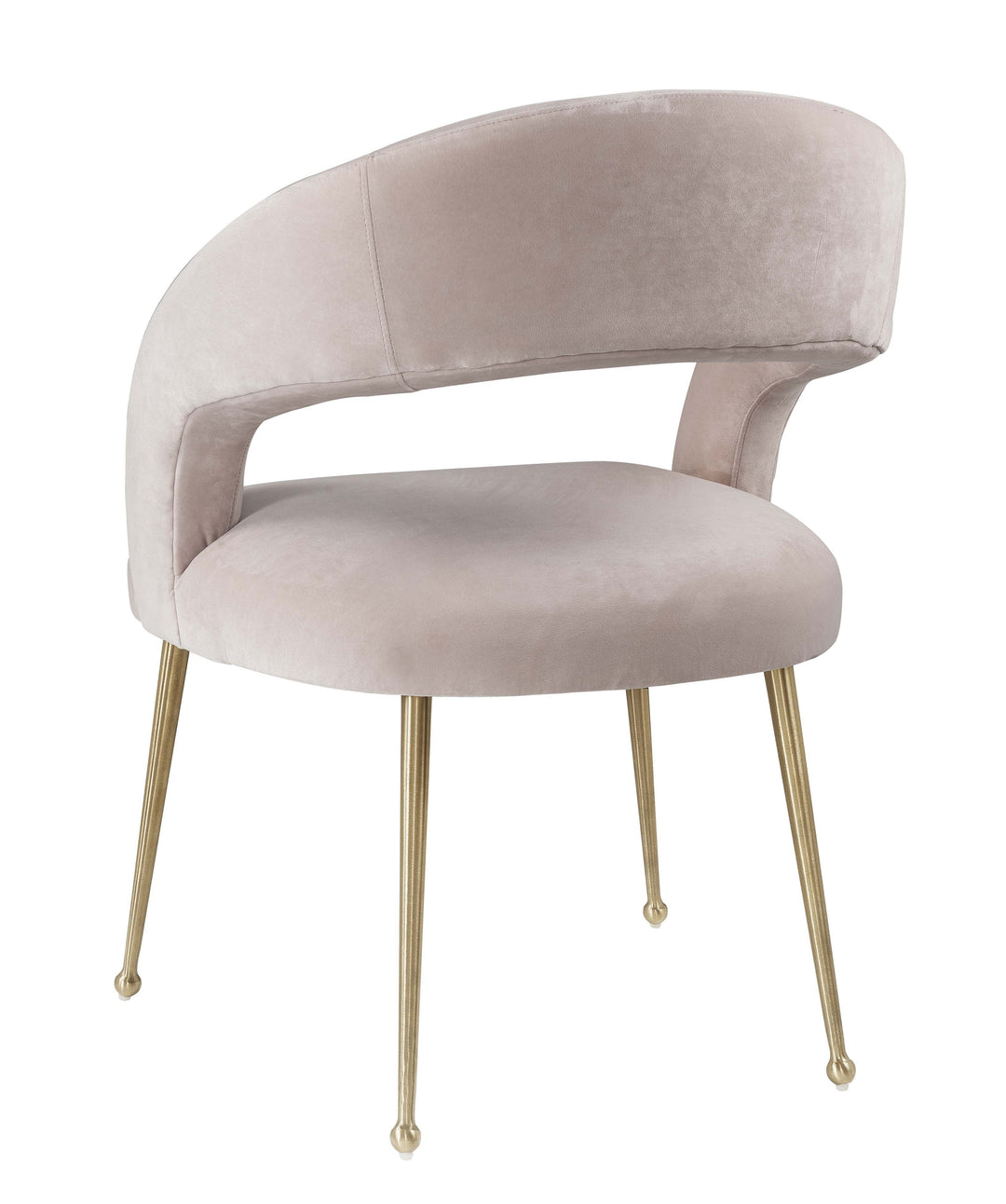 Silla terciopelo para comedor moderno Elya
