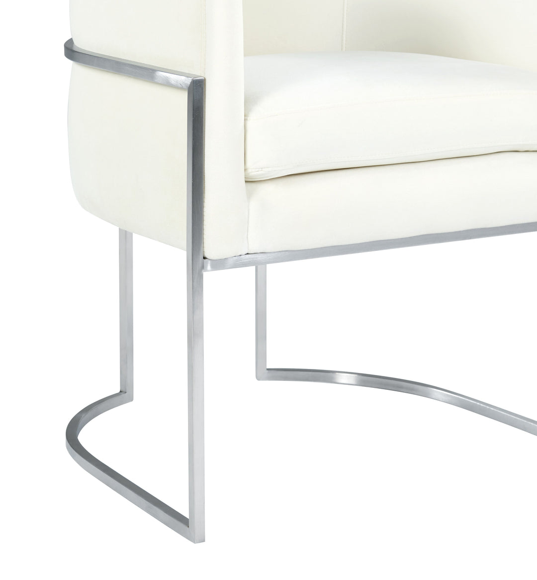 Silla de comedor de terciopelo Tajura