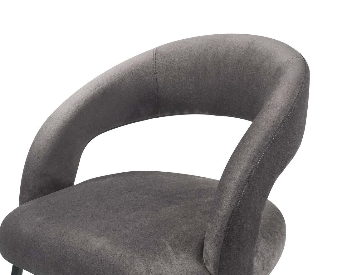 Silla terciopelo para comedor moderno Elya