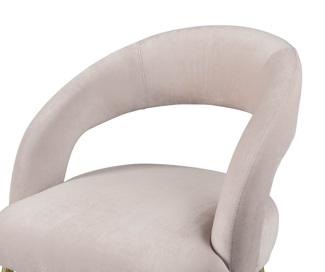 Silla terciopelo para comedor moderno Elya