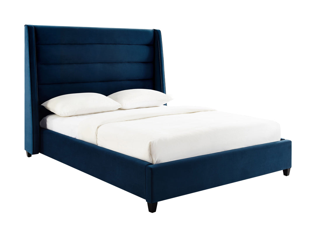 Cama King de terciopelo Akania