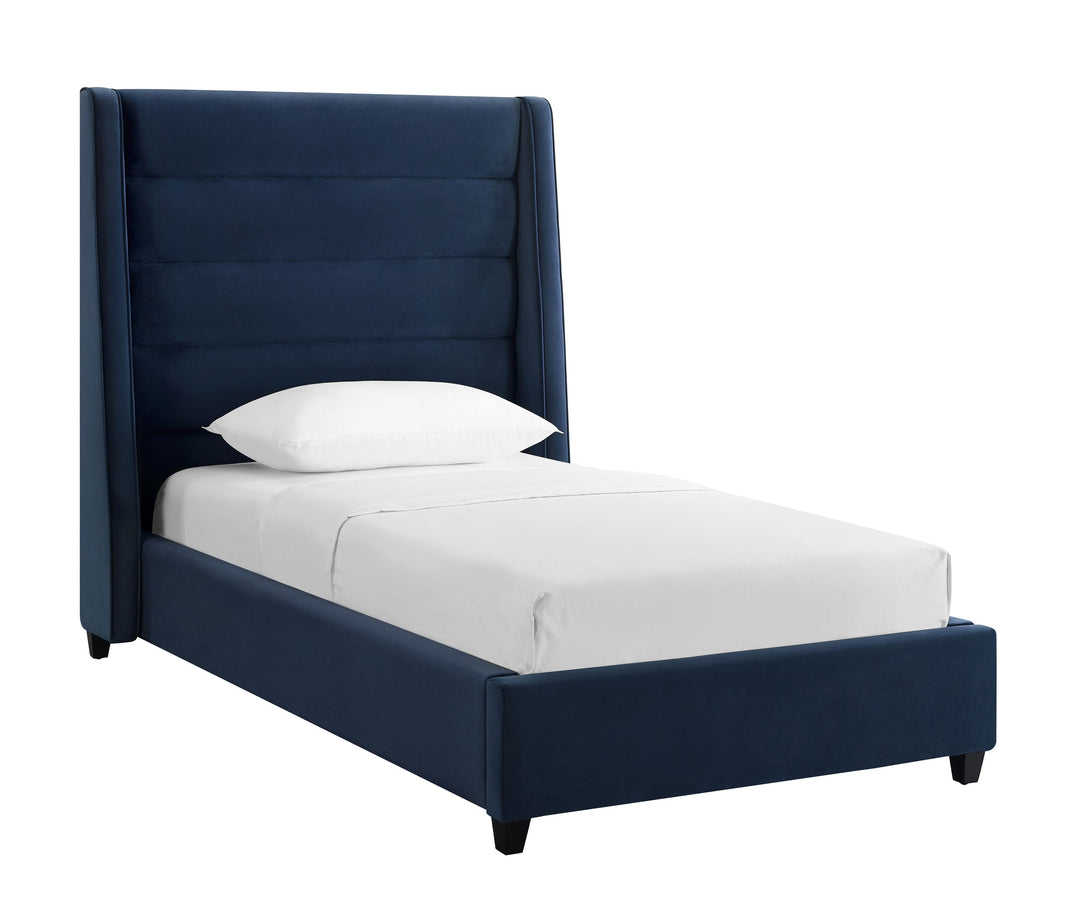 Cama King de terciopelo Akania