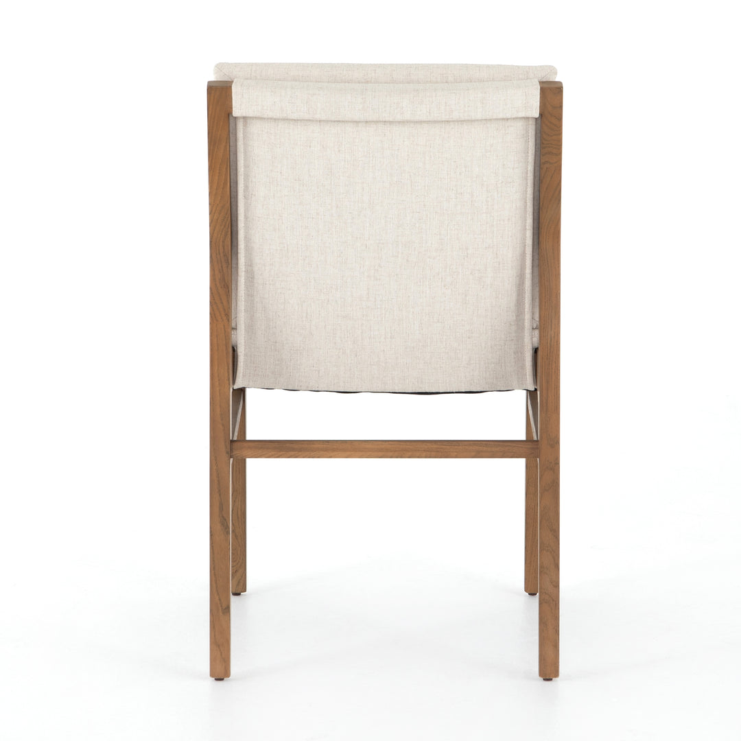 Silla de comedor de madera café natural o piel Tima