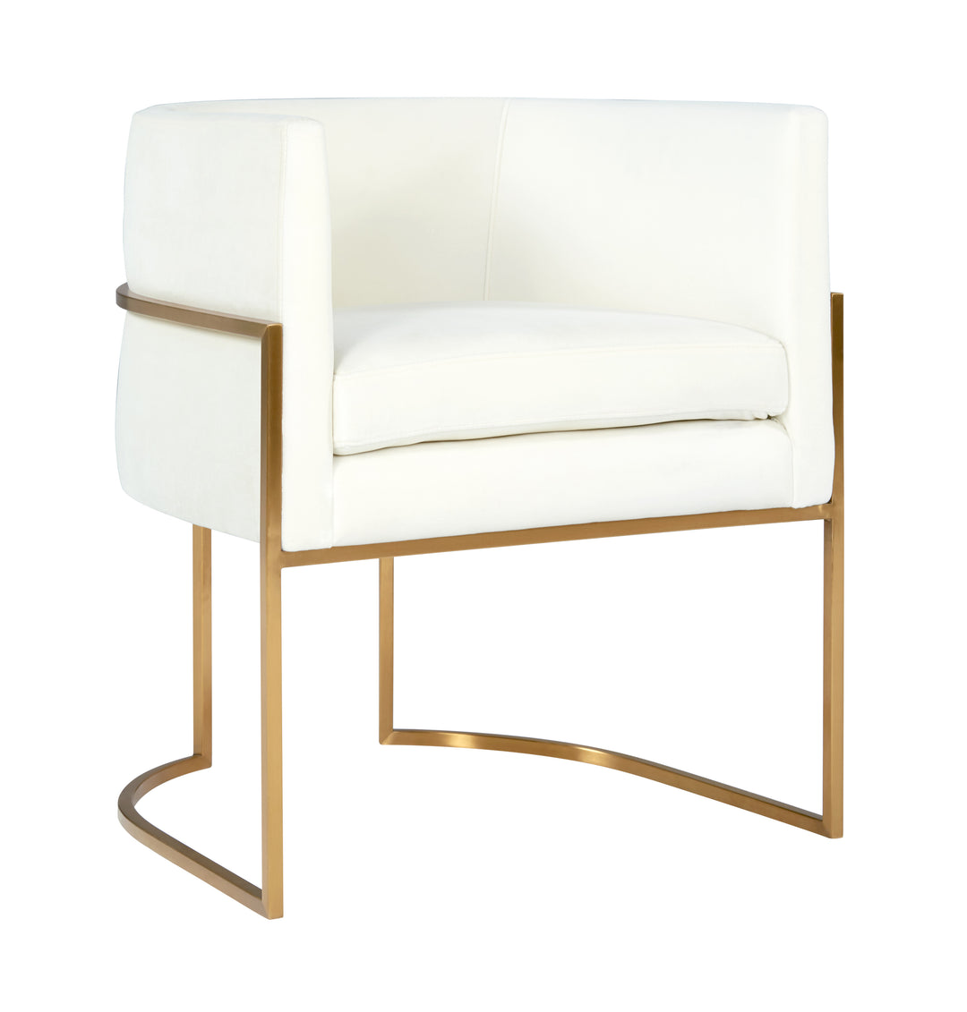 Silla de comedor de terciopelo Tajura