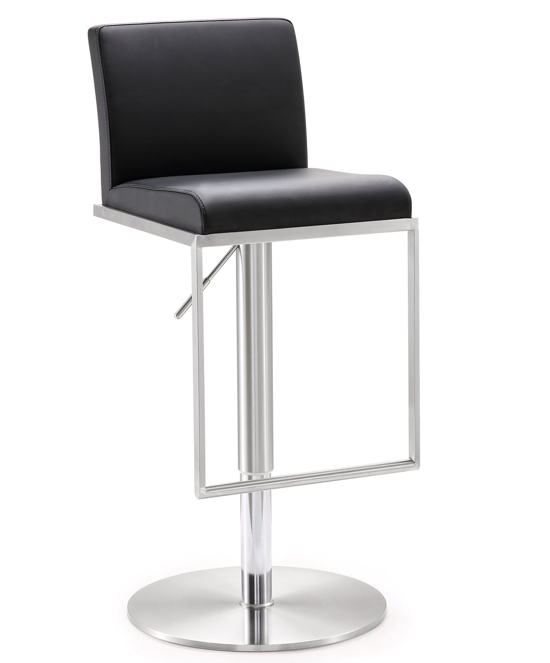Banco para barra de cocina ajustable en acero inoxidable Driss