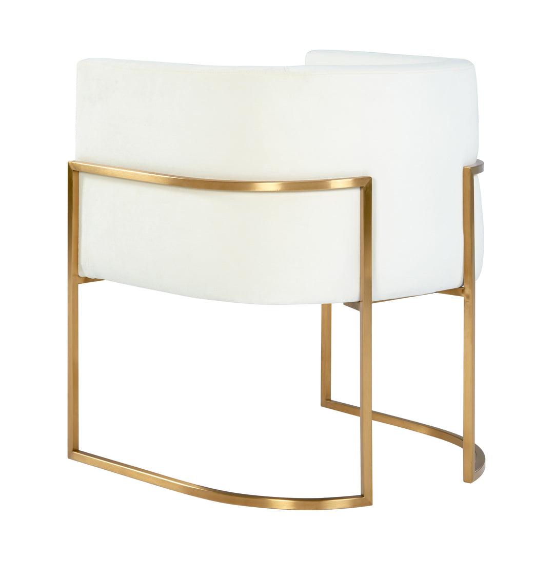 Silla de comedor de terciopelo Tajura