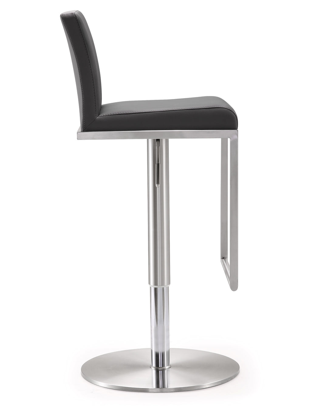 Banco para barra de cocina ajustable en acero inoxidable Driss
