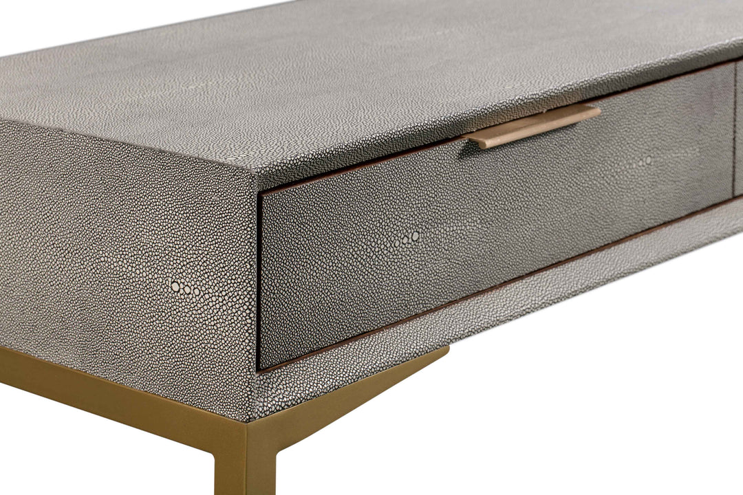 Consola con texturizado Shagreen Cyprien