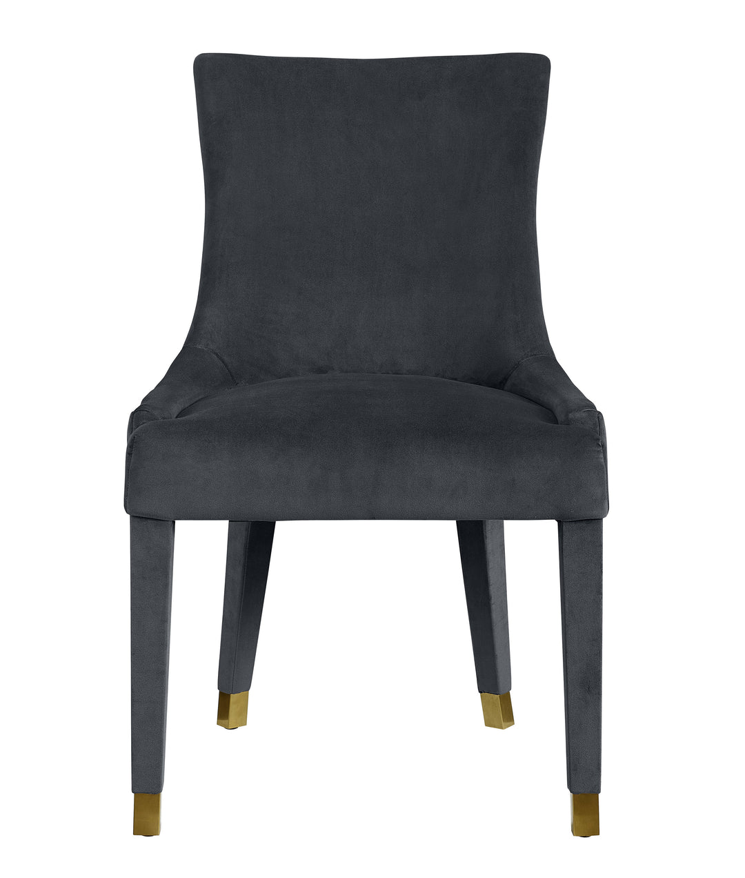 Silla de terciopelo con patrón de diamantes Lionel - juego de 2