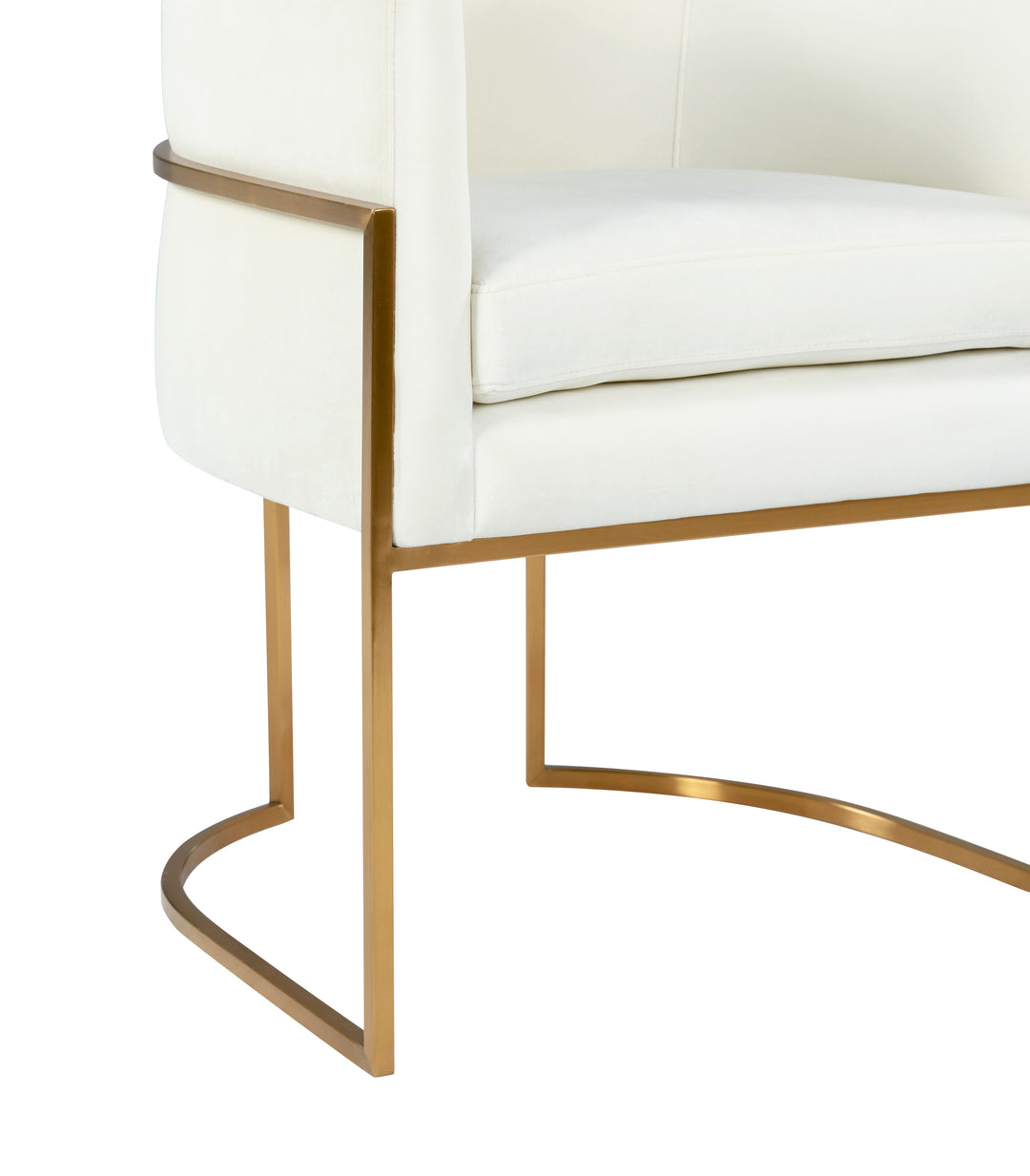 Silla de comedor de terciopelo Tajura