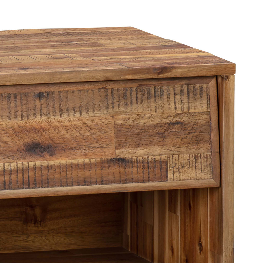 Buró de madera de acacia Ghita